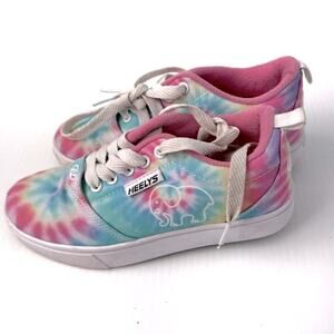 Heelys Pro 20 Ivory Ella tie dye heely roller sneakers lace up elephant youth 2